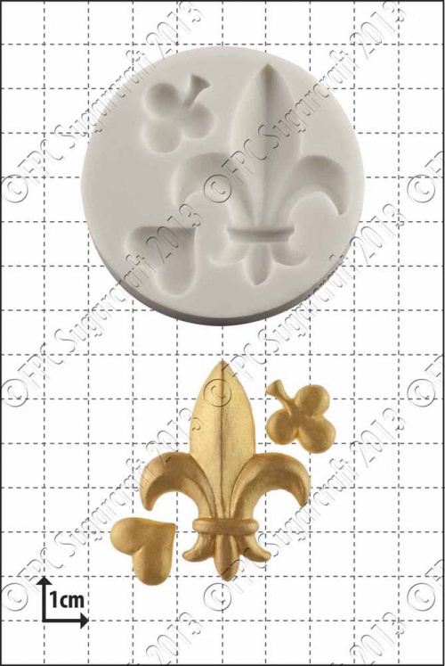 'Fleur-de-Lys' Silicone Mould